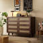 Armoire d'entrée moderne en bois massif simple