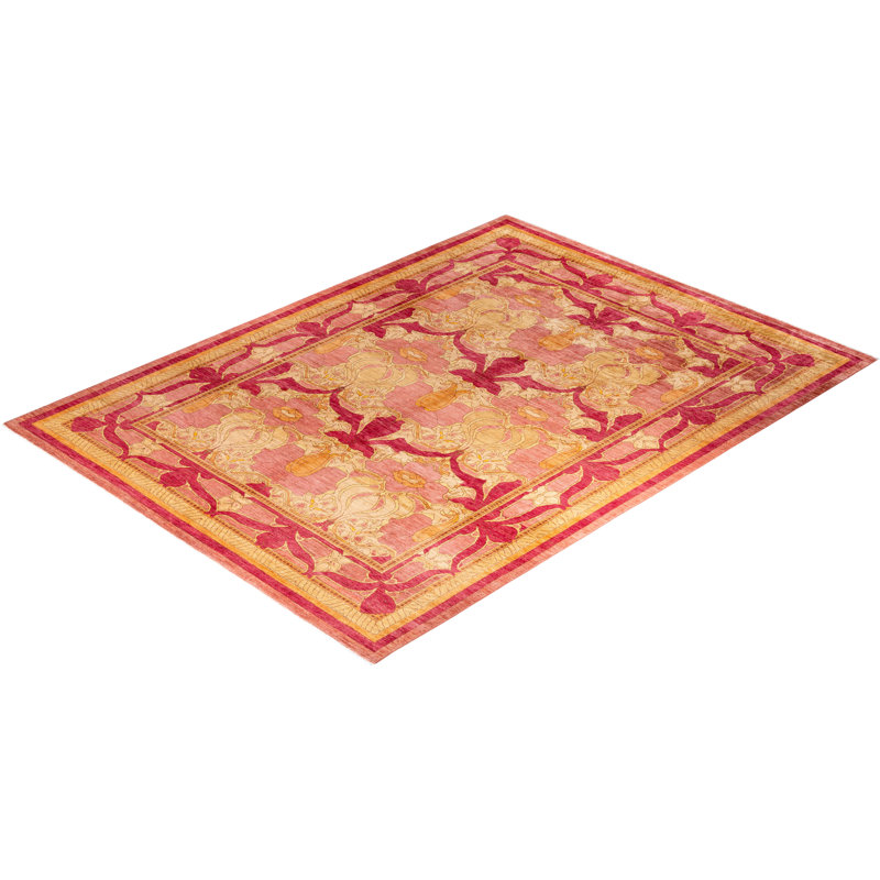 Overyed One-of-a-Kind Rectangle 8'10" X 11'10" Hand Knotted Area Rug