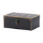 Boîtes de rangement décoratives de style transitionnel, ensemble de 3 boîtes à bijoux décoratives
