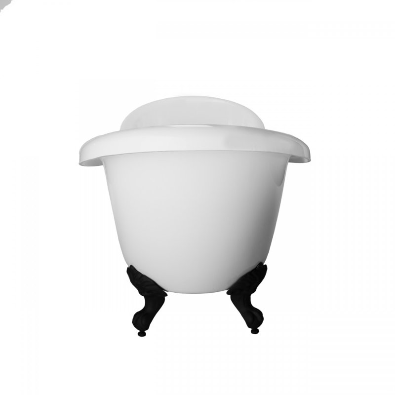 Victoria 68.75'' x 28.5'' Freestanding Soaking Acrylic Bathtub, Oil Rubbed Bronze