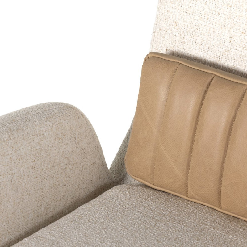 Leda Swivel Task Chair, Omari Natural