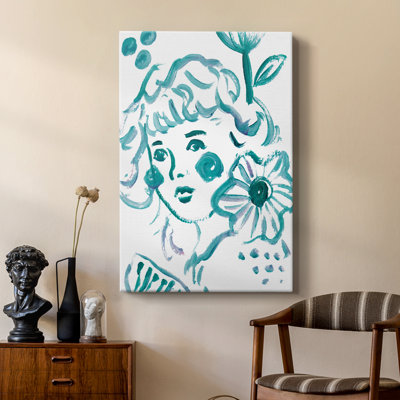 Budding Flower II -Custom Wrapped Gallery Cavas