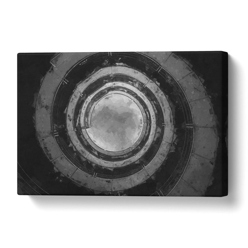 Spiral to the Sky in Abstract - Wrapped Canvas, 60 cm H x 90 cm W