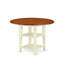 Ensemble de table de salle à manger 5 pièces moderne comprenant une table ronde en bois avec Dropleaf et tablettes et 4 chaises de salle à manger, babeurre et cerise-1422272538-1410750823-1410750822
