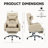 Swivel Ergonomic Office Chair Technology Leather High Back Office Chair Sedentary Comfortable Boss Chair, 155° Reclining Computer Chair-1833824307