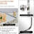 Modern Tilting Bathroom Vanity Wall Mirror | Stainless Steel Pivot Frame-304340584-306208176