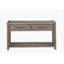 Table de canapé Bridgevine Home Cypress Lane de 54 pouces, aucun assemblage requis, finition chêne blanc