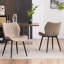 Upholstered Dining Chairs Faux Leather Side Chair with Metal Frame-1546850812