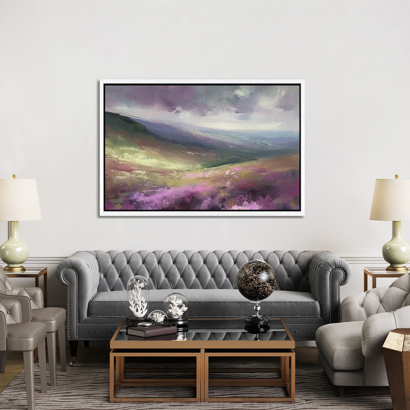 Scottish Abstract VII by Willow Studio - Gallery-Wrapped Canvas Giclée on Canvas, 66.04 cm H x 101.6 cm W, White