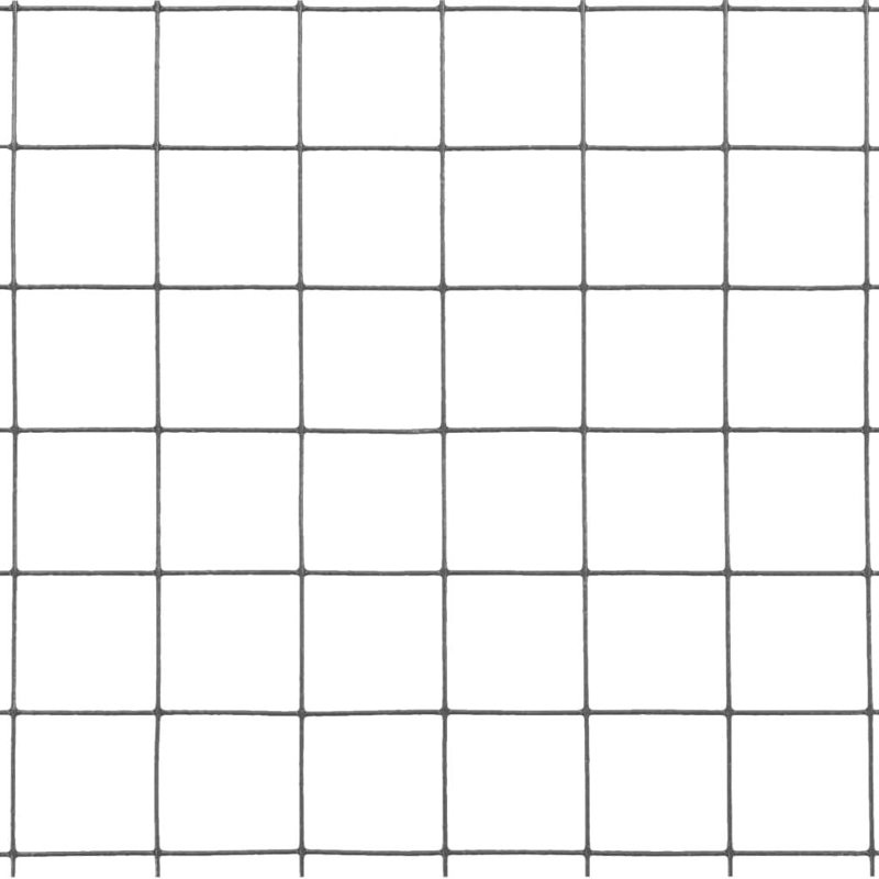 99.82cm H x 984.2cm W Plastic Wire/Mesh Fence, Grey
