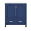 Meuble-lavabo de salle de bain avec lavabo simple, armoire de rangement de salle de bain avec 2 portes et un tiroir-116119085