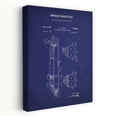Navette spatiale, brevet d'art contemporain