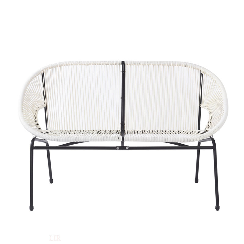 CONDESSA OUTDOOR PATIO WHITE LOVESEAT, Sofa