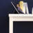 Harry Contemporary Wood And Metal Computer Desk In Ivory