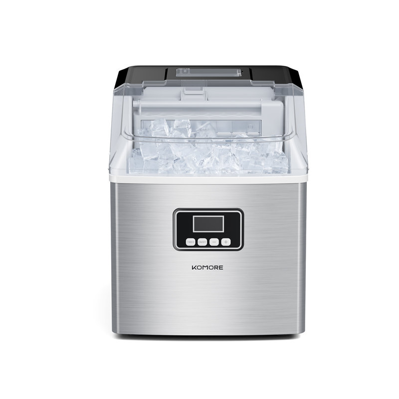 Living And Home 44.1 Lb. Daily Production Cube Clear Ice Portable Ice Maker