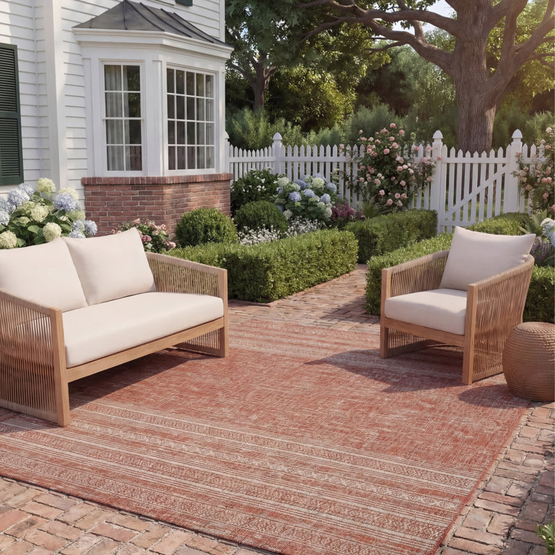 Amarien Performance Indoor/Outdoor Area Rug, Rectangle 8' x 11'