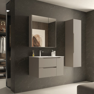Bathroom Tall Side Cabinet CENIT Collection by DAX