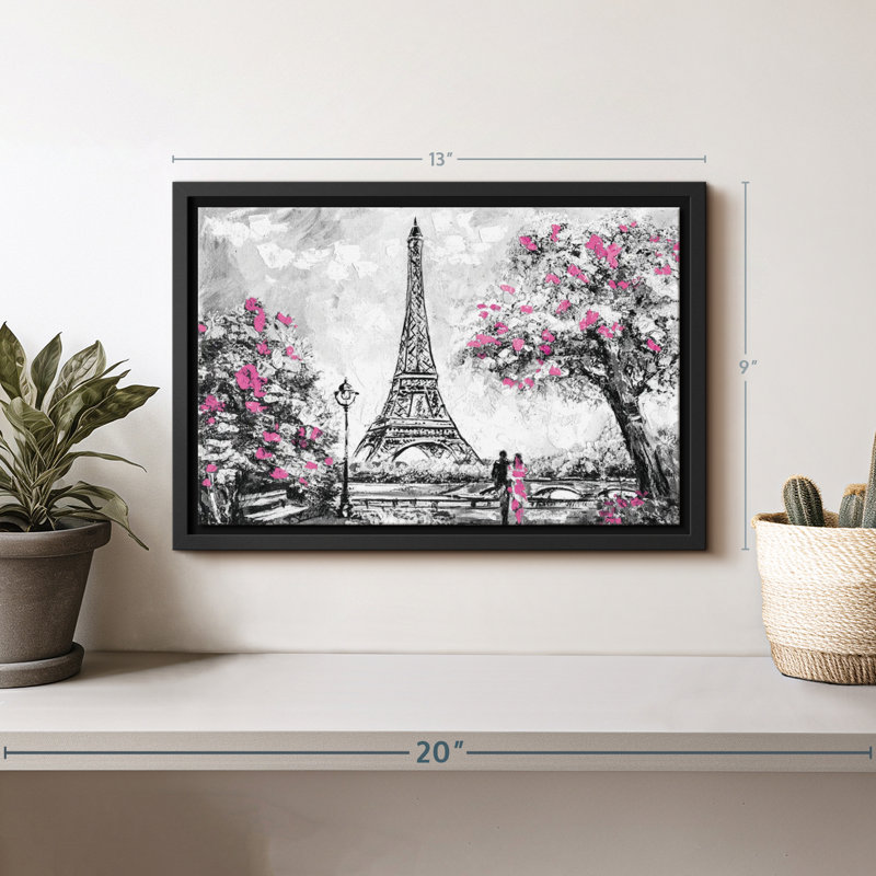 Places "Tour Eiffel, impression sur toile", H 9 po x l 13 po