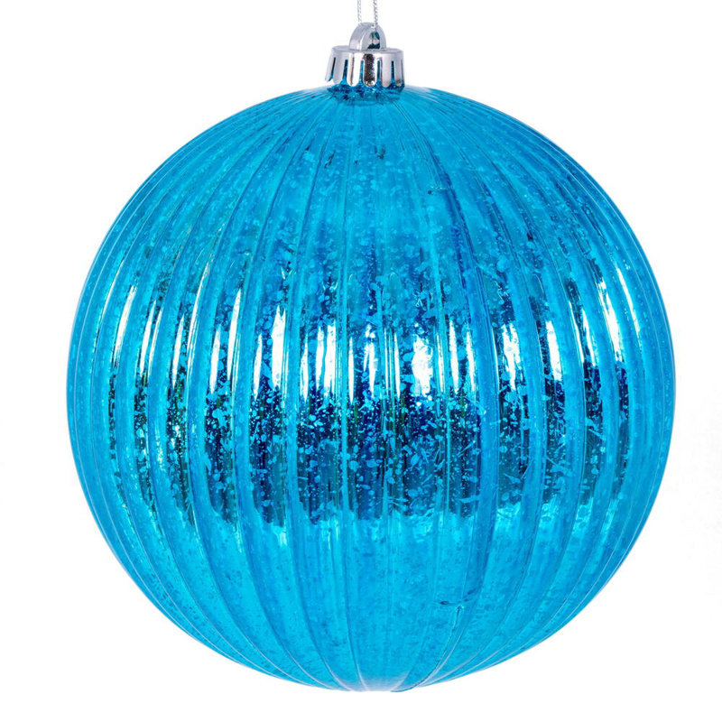 6'' Solid Ball Ornament, Turquoise