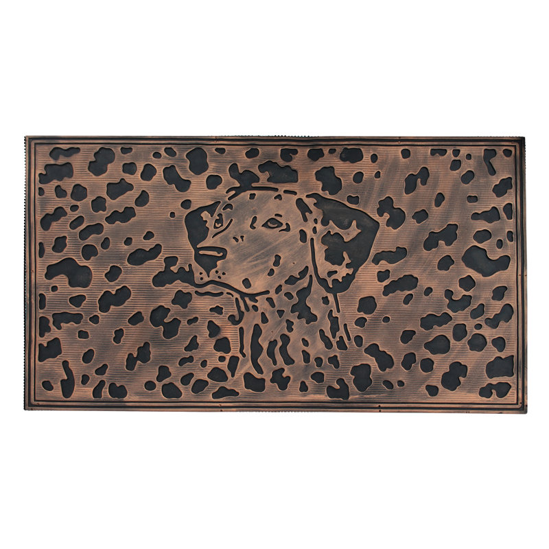 Culbertson Non-Slip Animal Print Doormat 18"x30" Rubber Pin Mat