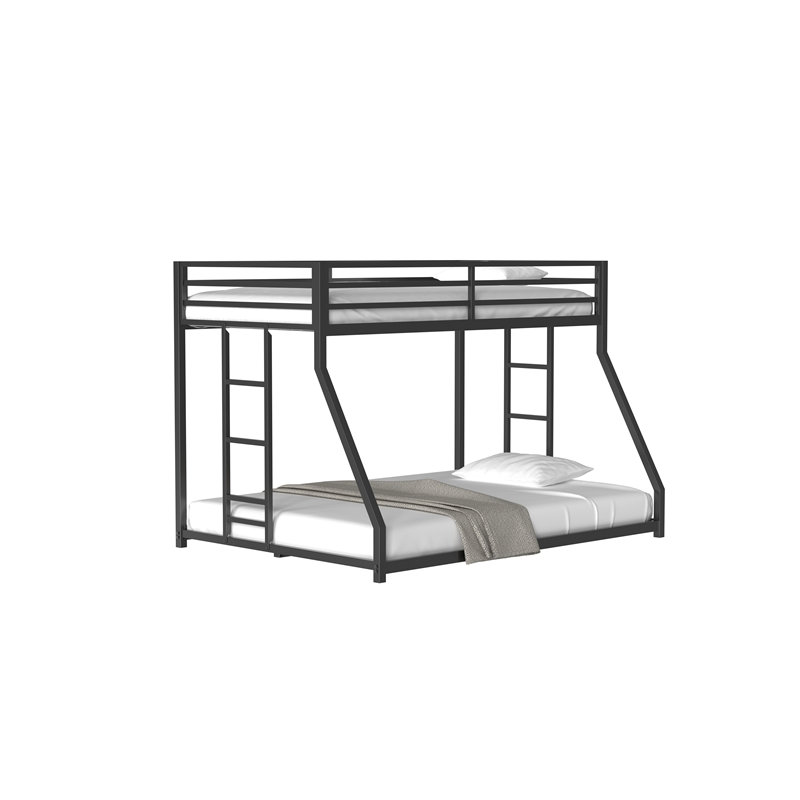 Structure de lit moderne avec tête de lit pour la chambre à coucher, Double