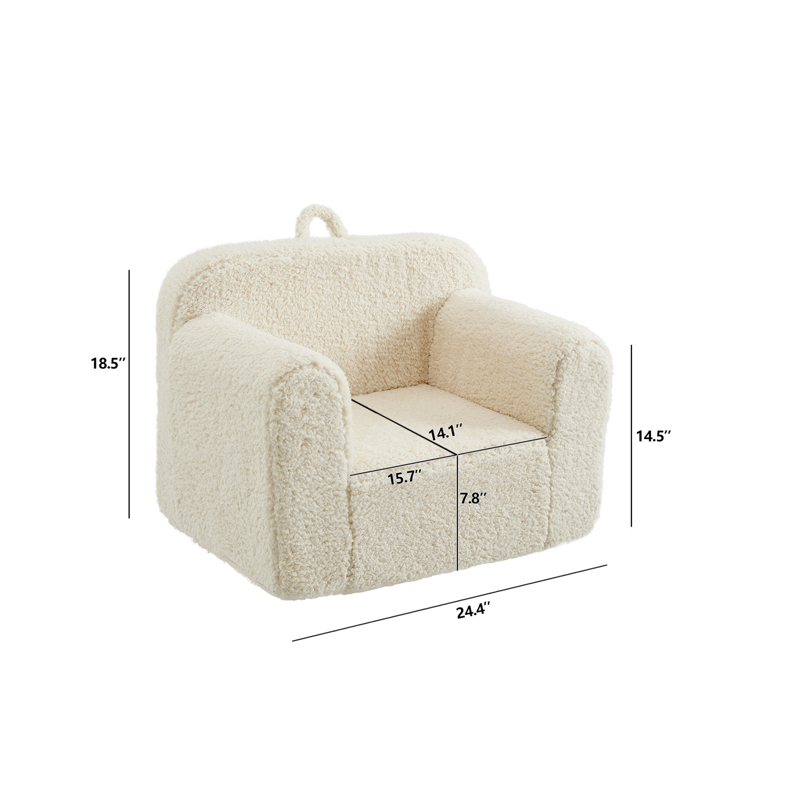 Alexia Kids Club Chair, Beige