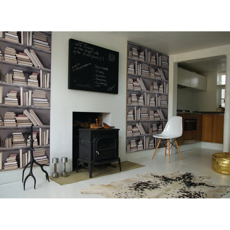 Houser 10m x 52cm Textured Matte Wallpaper Roll