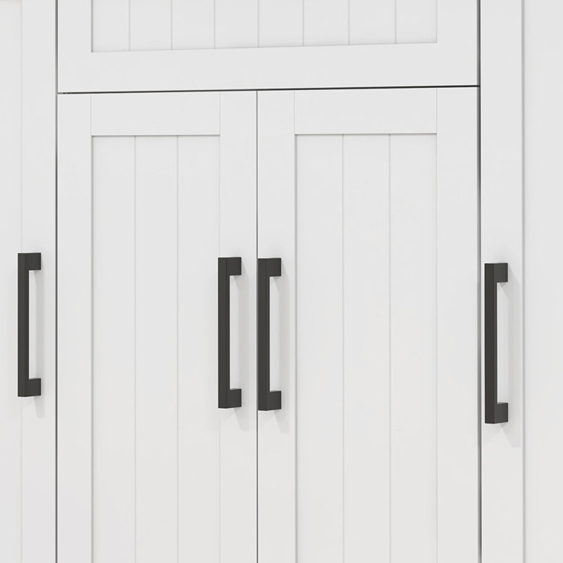 Îlot de cuisine sur roulettes, chariot de cuisine avec plateau en bois d'hévéa, tiroir, étagère à épices, porte-serviettes, armoire de rangement avec tablettes intérieures réglables