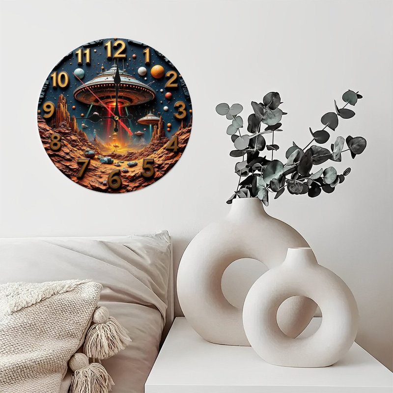 Horloge murale Alien