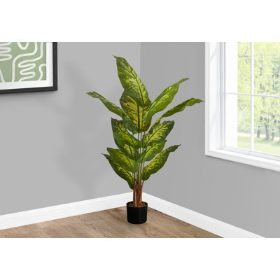 Maurer 47.25'' Faux Evergreen Plant in Pot