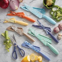 Cuisinart Advantage Tie Dye Print 6-Pc. Chef Cutlery Set 3 knives
