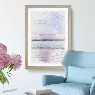 Luz Beach In Portugal - Single Picture Frame Painting on MDF