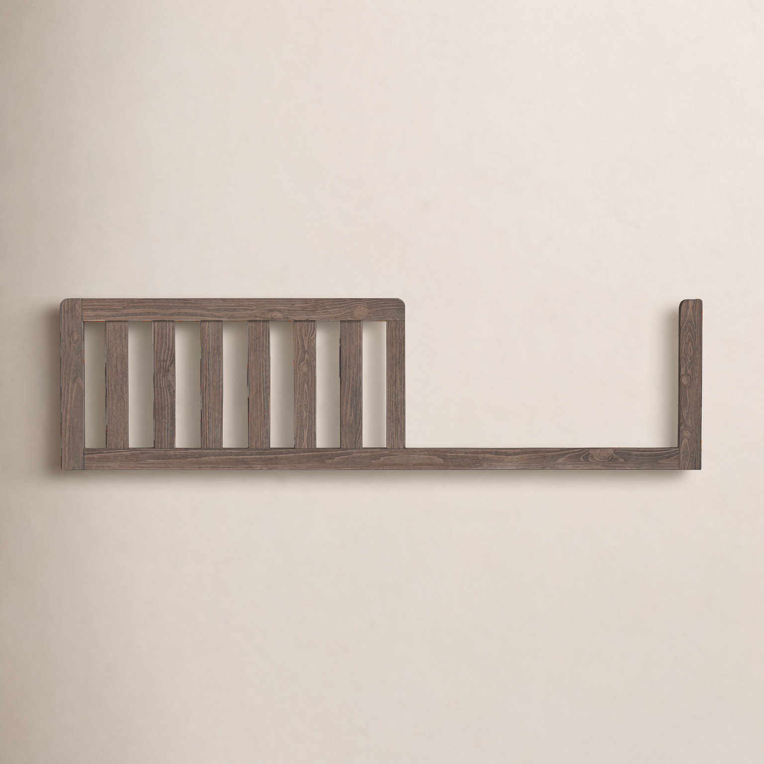 Jemma Classic Toddler Bed Rail, Harvest Brown