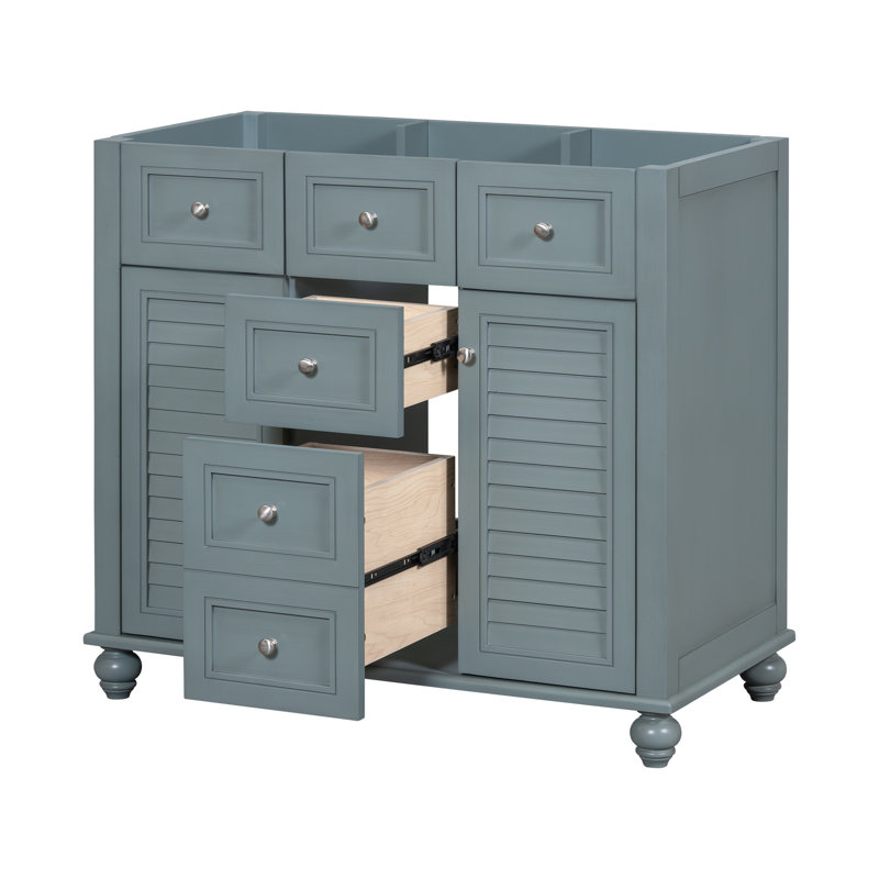35.35'' Single Bathroom Vanity Base Only