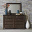 Miroir de commode rectangulaire Chronister