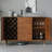 Mid-Century Carved Sideboard