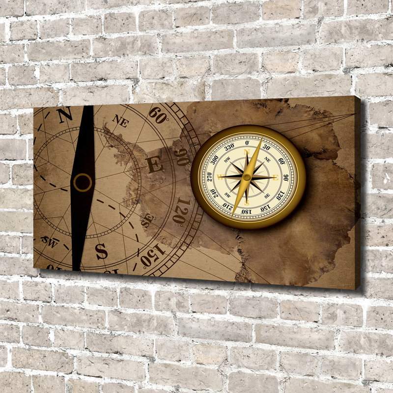 Compass - Wrapped Canvas Print