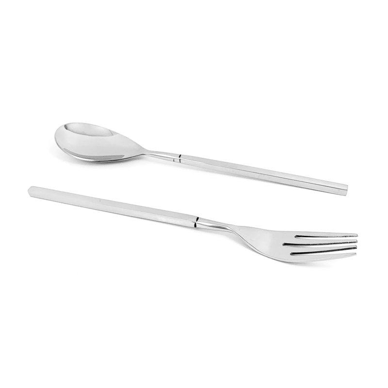 Polished Dinner Fork and Tablespoon Set, Service for 6