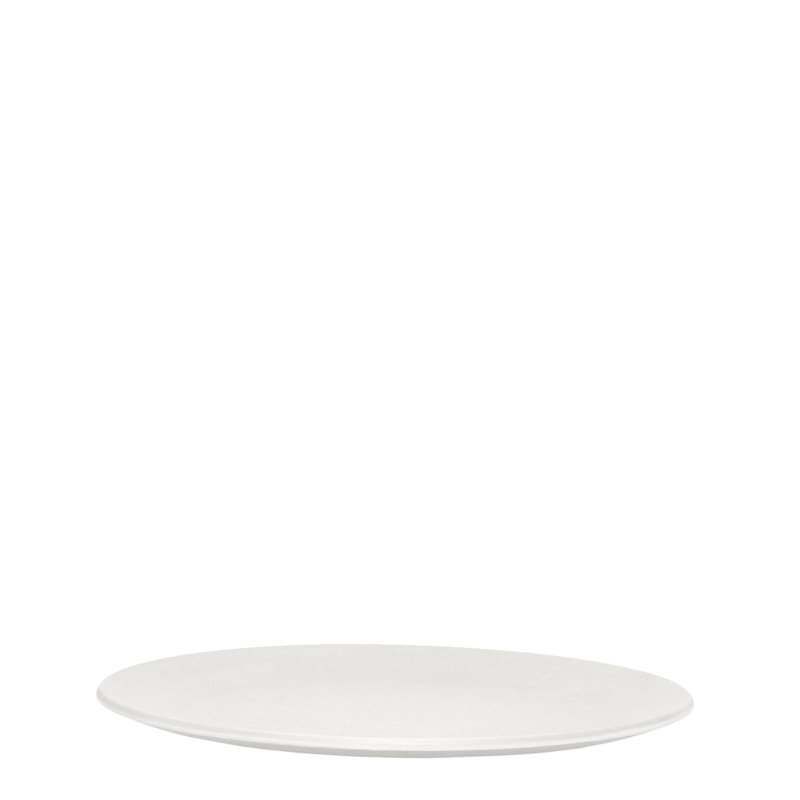 Trama Dinner Plate, Light Gray