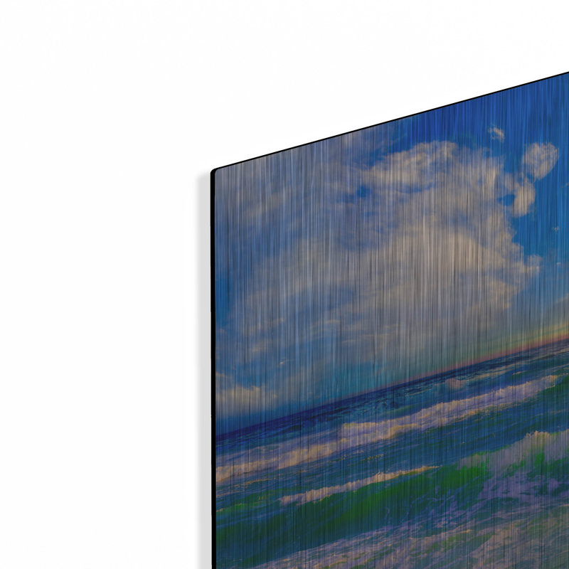 «Colorful Ocean Sunset Blue Seascape Sunrise» par Ezra Tanner, H 16 po x l 24 po