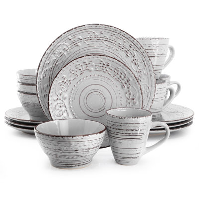  Radiance Ocean Bloom 16-Piece Dinnerware Set