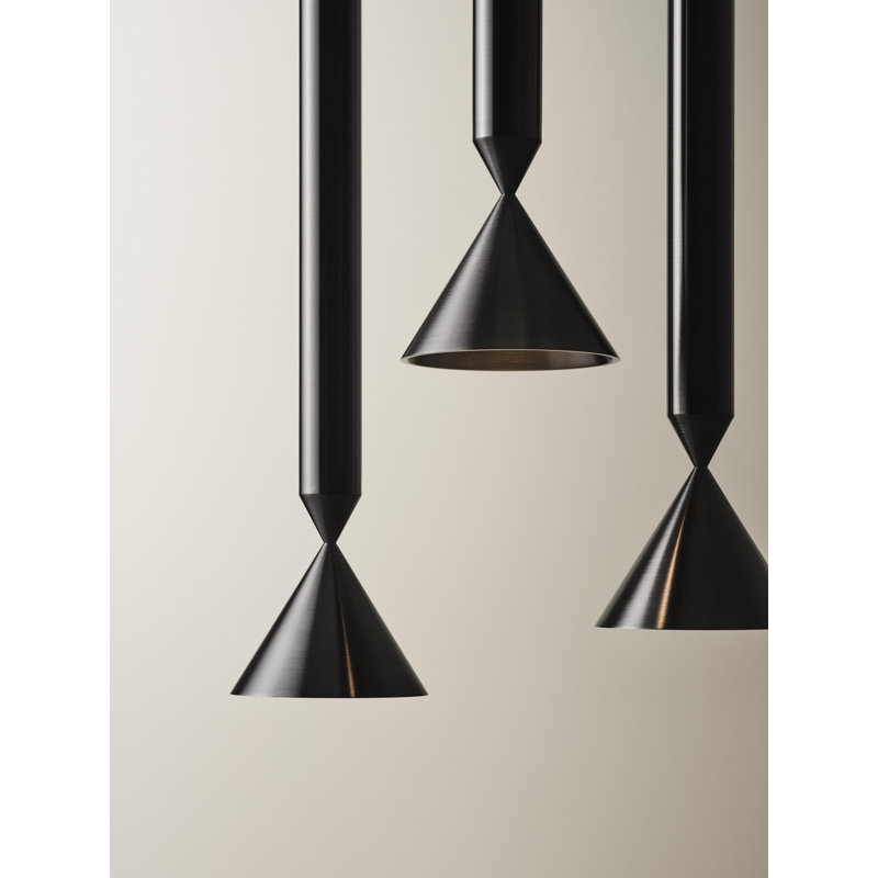 Apollo, 151" H x 4.92" W x 4.92" D, Turtledove/Aluminium