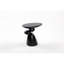 Table de bout moderne minimaliste, table de bout Lucky Stone. Matériau en fibre de verre, résistant à la chaleur et à l'eau. Idéal pour les espaces de vie en fibre de verre. Manger à l'extérieur, portable-418404877