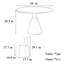 Chaise de table ronde simple Butter Wind-124368452-124368453