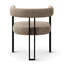 Ensemble de chaises de salle à manger 18 po en tweed rembourré (ensemble de 8)-132042885