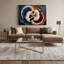 «Cats Siamese», art mural sur toile mauve-820900633