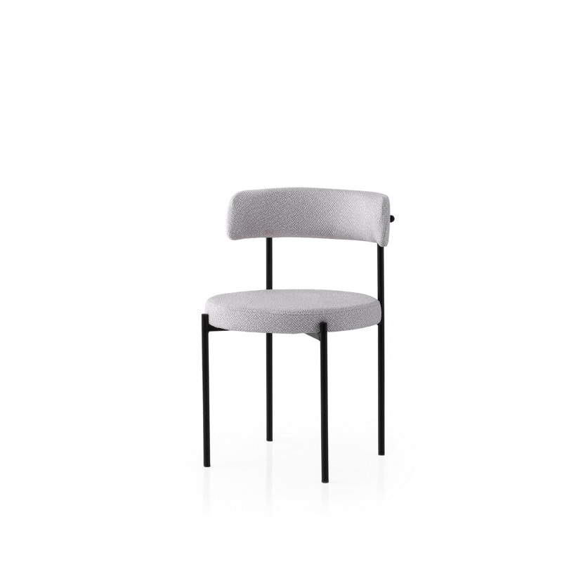 Ensemble de chaises (2 pièces), Gris clair