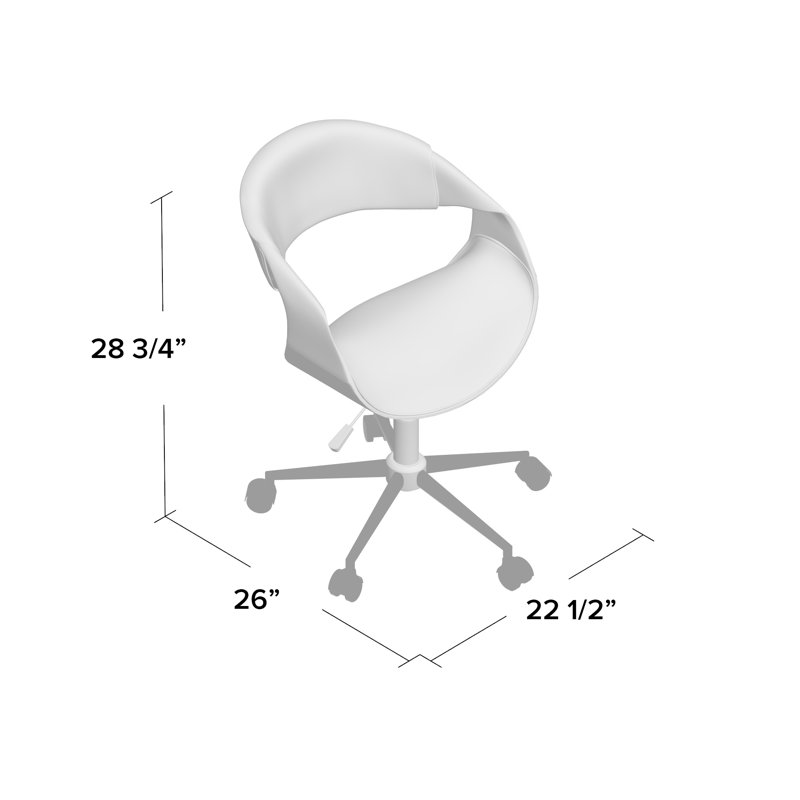 Boyka Task Chair, Cream