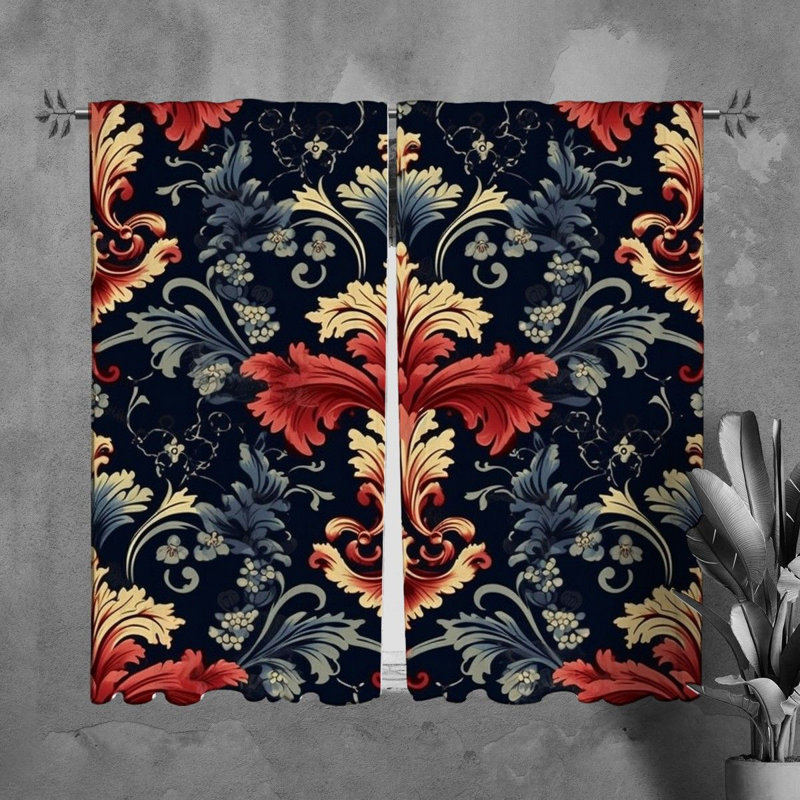 Paire de rideaux obscurcissant en polyester Winchendon, L 20 po x L 61 po