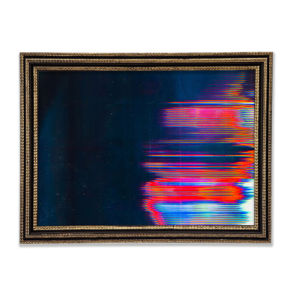 Ivy Bronx Distorted Movement Red Framed Print | Wayfair.co.uk